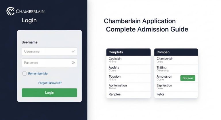 Chamberlain Application Login & Complete Admission Guide 2026