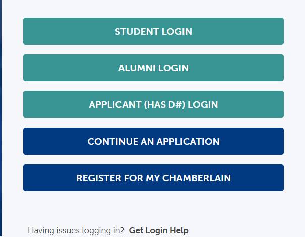 Chamberlain Student Portal
