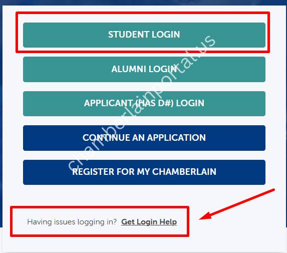 Chamberlain Student Portal