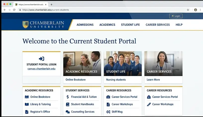 Chamberlain University Student Portal Course Access