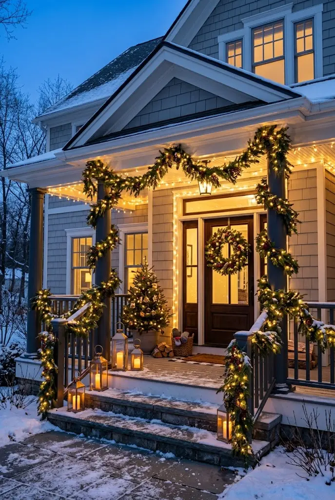 21 Christmas Porch Decorating Ideas to Make Your Home Feel Festive and Welcoming