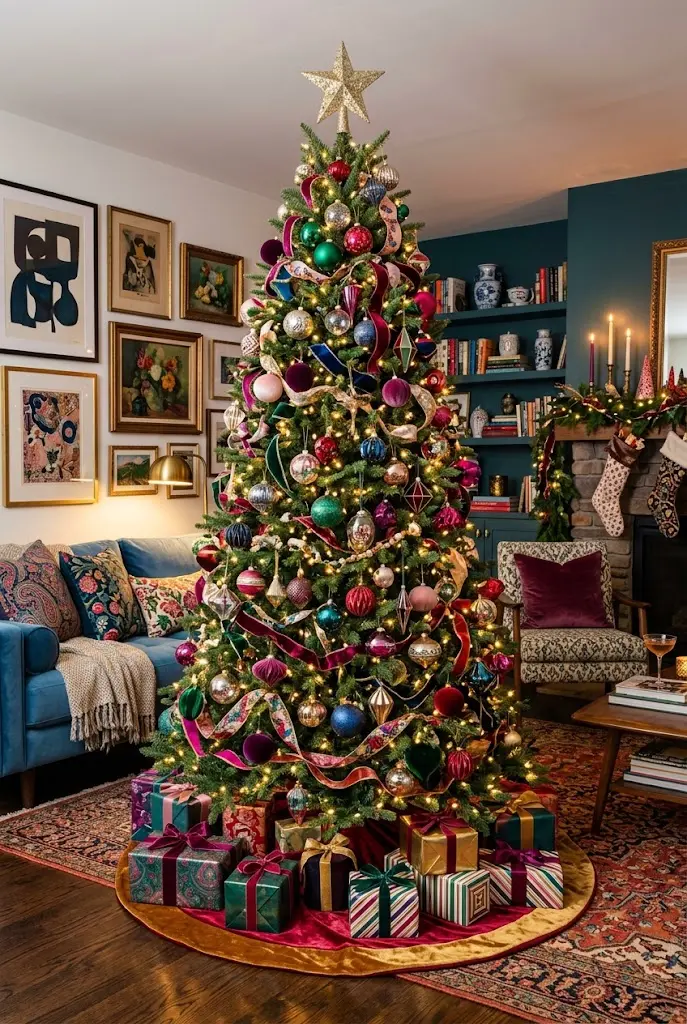 25 Trendy Christmas Tree Decorating Ideas Inspired by the Latest Holiday Trends
