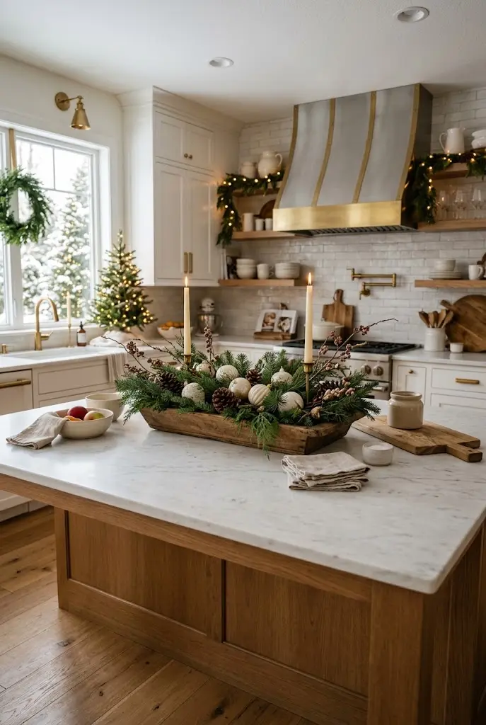 31 Cozy Christmas Kitchen Styling Ideas for a Warm Holiday Home