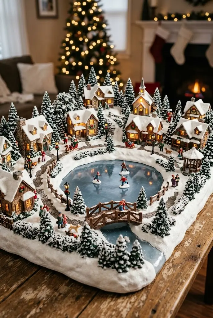 25 Christmas Village Display Ideas to Create a Charming Winter Wonderland