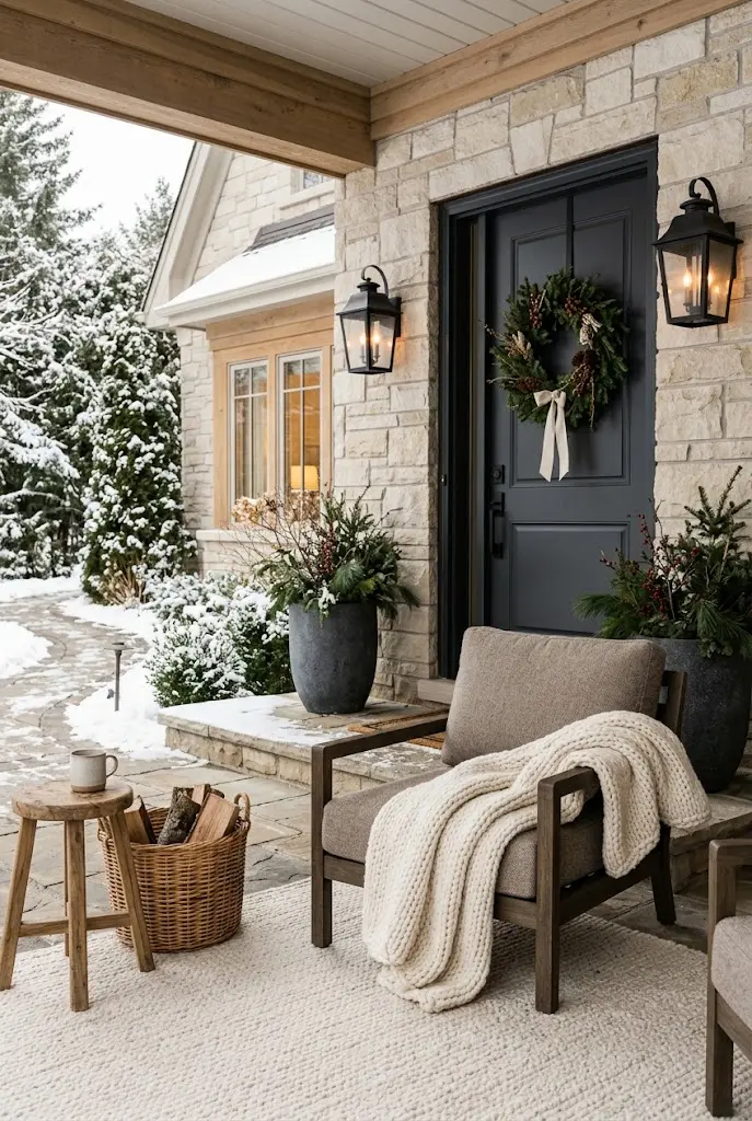 22 Winter Porch Decor Ideas That Make Your Home Feel Instantly More Inviting